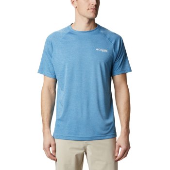Columbia Muške Majice - PFG Terminal Tackle Heather Short Sleeve Bijele | COEG-06742